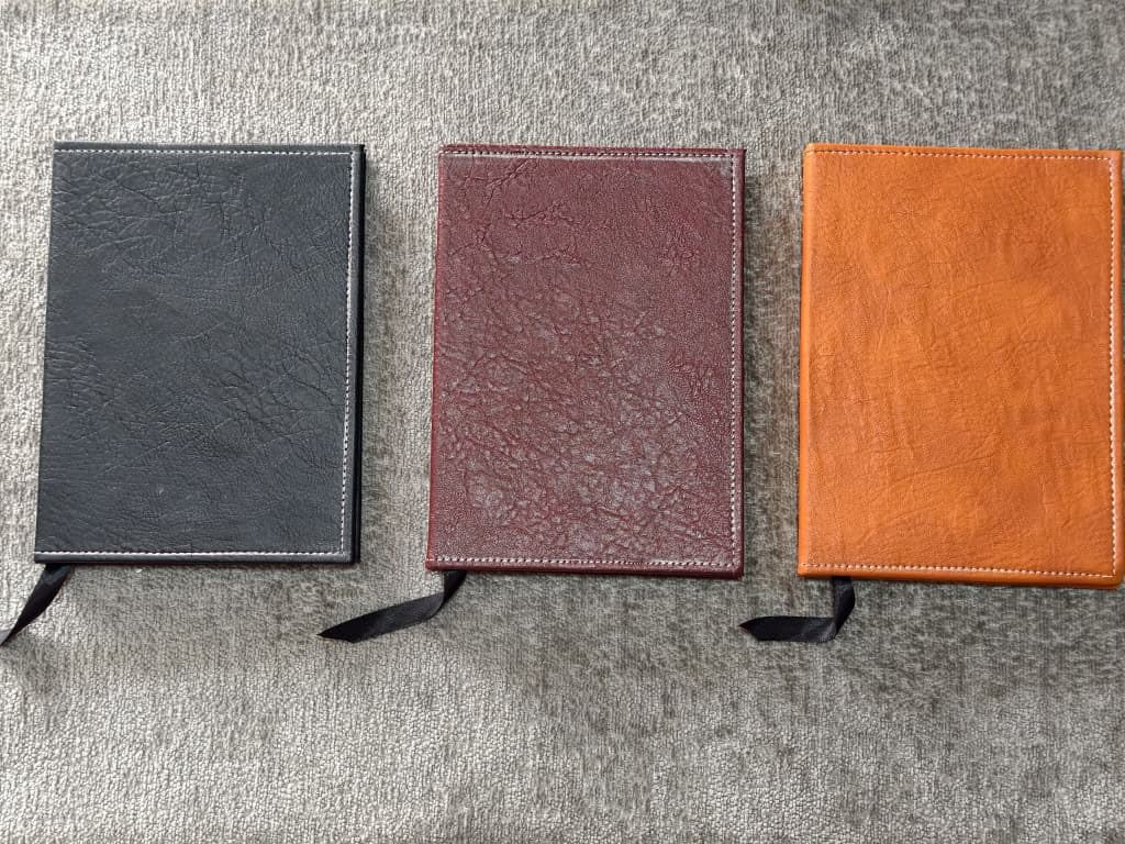 Leather notebooks