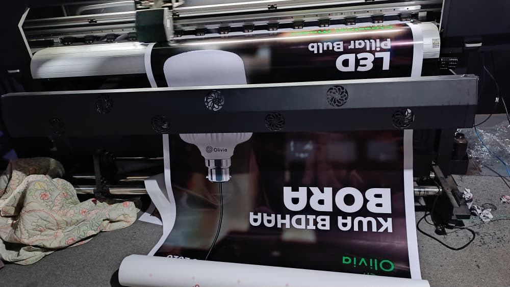 Large-format banner printing