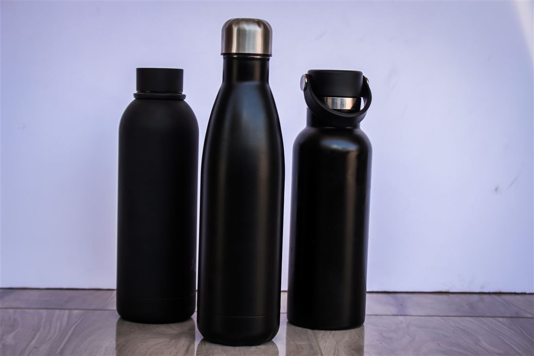 Branded water bottles