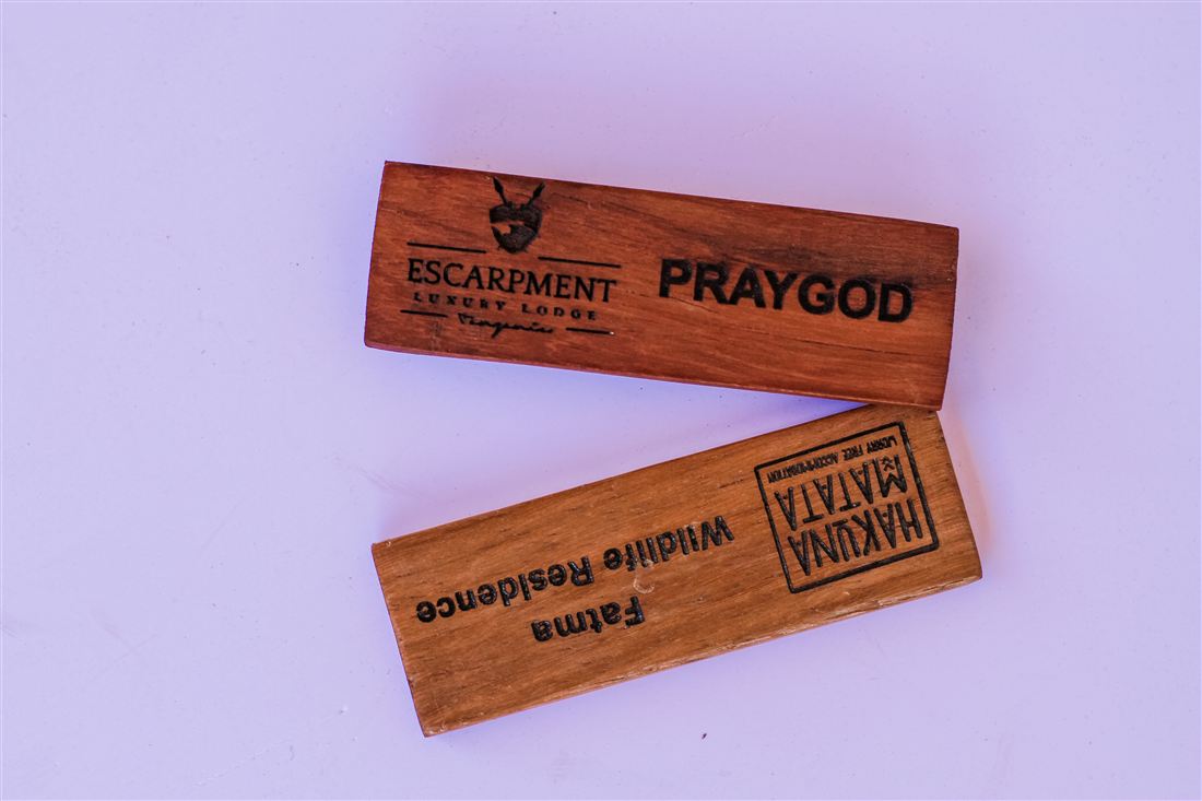 Wooden name badges