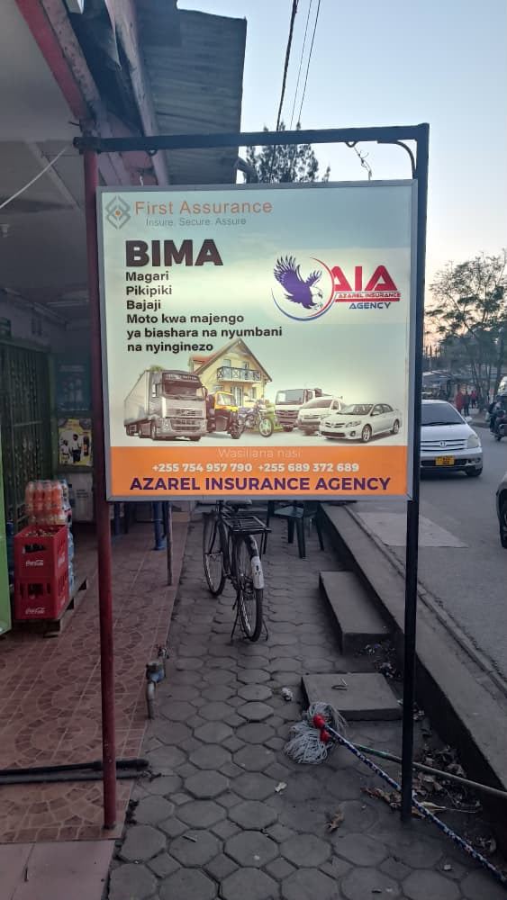 Insurance agency signboard